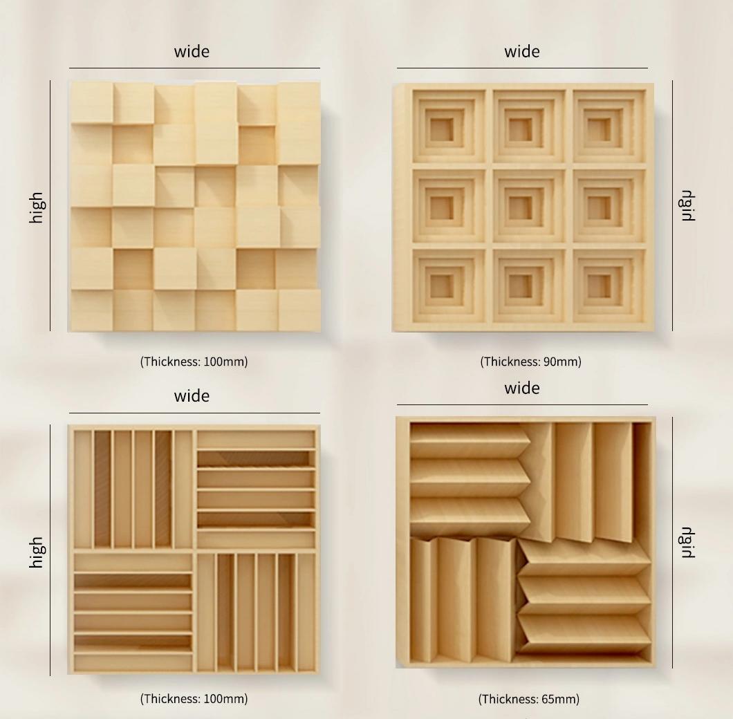 Est&uacute;dio Painel de Tratamento Madeira Real Som Ac&uacute;stico W