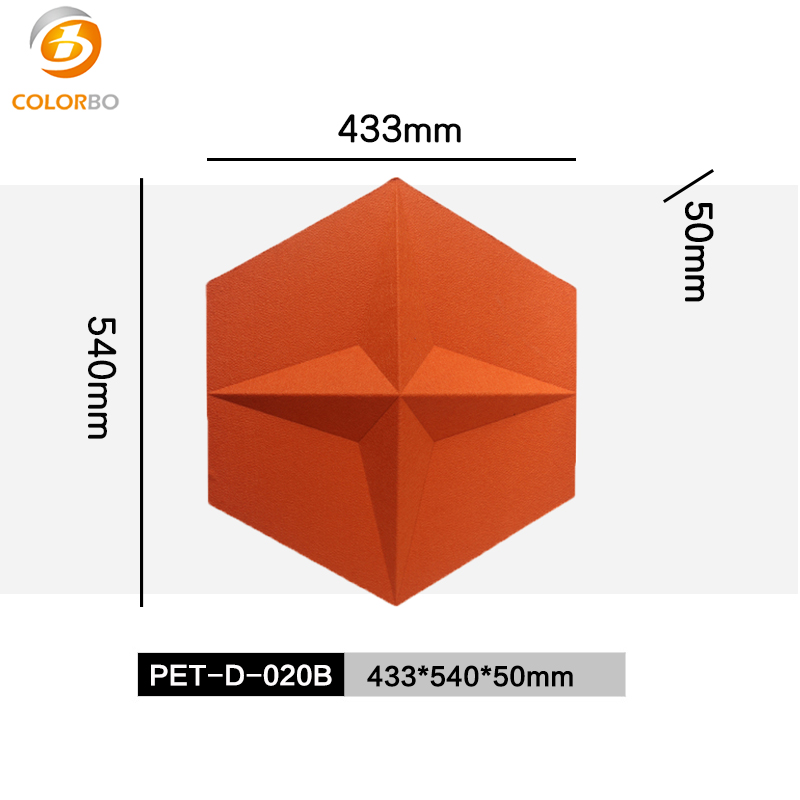 Estúdio de Gravação Painel 3D PET Ecológico 