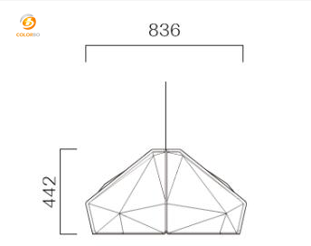 PET-LPU-07P Luminária para sala de jantar e lustre de teto